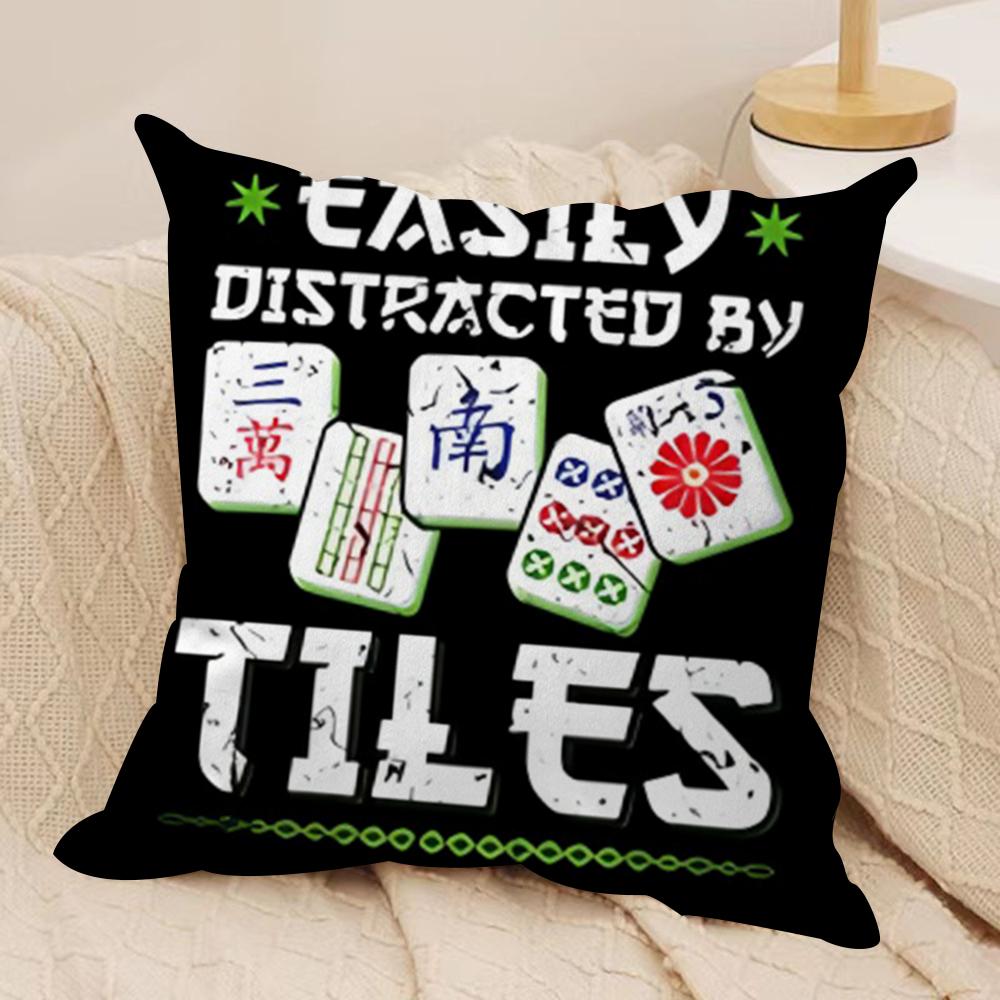 Funny just one more game Cushion Cover Soft Plush Fabric DoubleSided Printed Cushion Covers for All Seasons Modern Home Decor