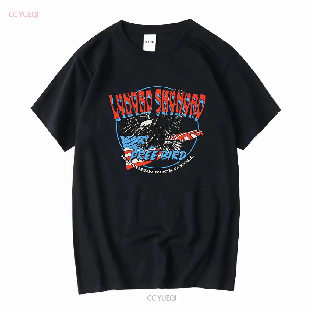 Крутая футболка Lynyrd Skynyrd для мужчин 100% хлопок Удивительная с круглым вырезом с длинным или коротким рукавом винтажная Стильная Повседневная Модная Дышащая