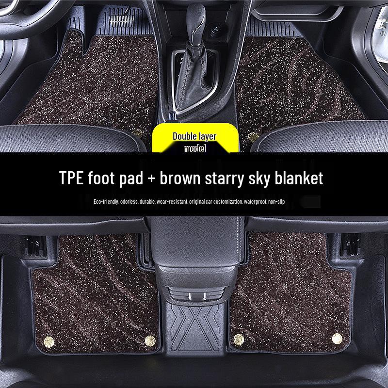 Skoda Octavia Pro Waterproof TPE Car Floor Mats for Models 2016-2025