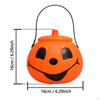 Pumpkin Bucket Party Supplies Decorative Portable Candy Holder Trick or Treat for Holiday