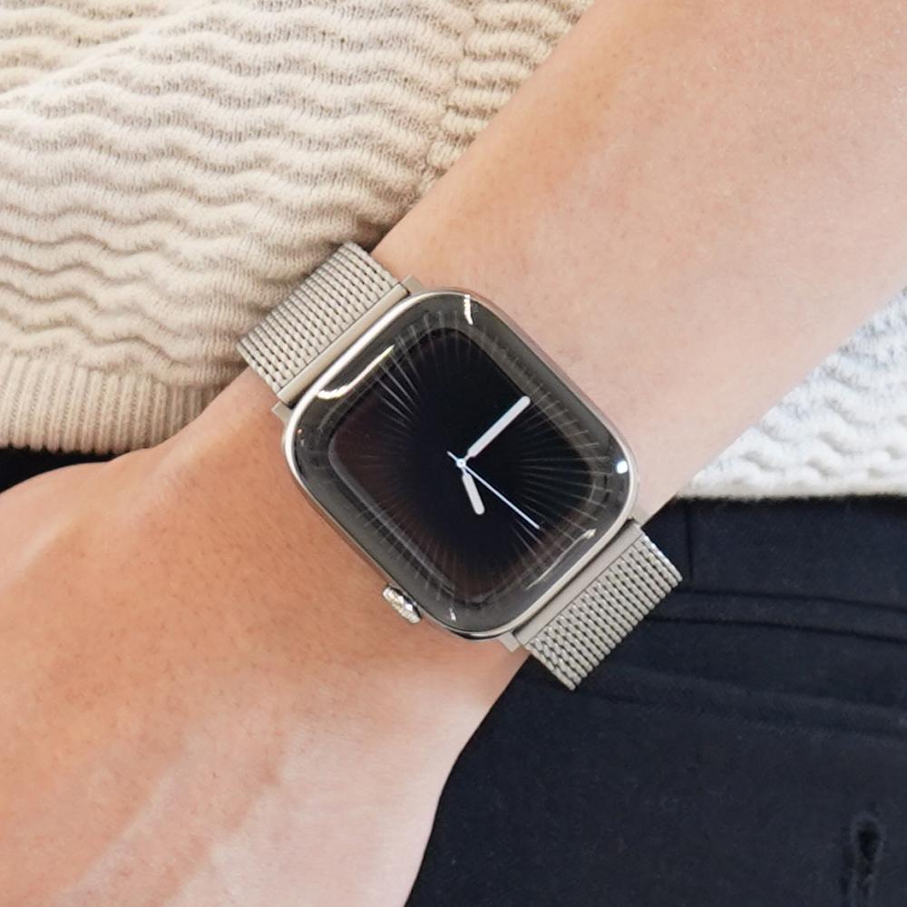 Встроенный металлический магнитный ремешок для Apple Watch Ultra Титановый 10 9 8 Se