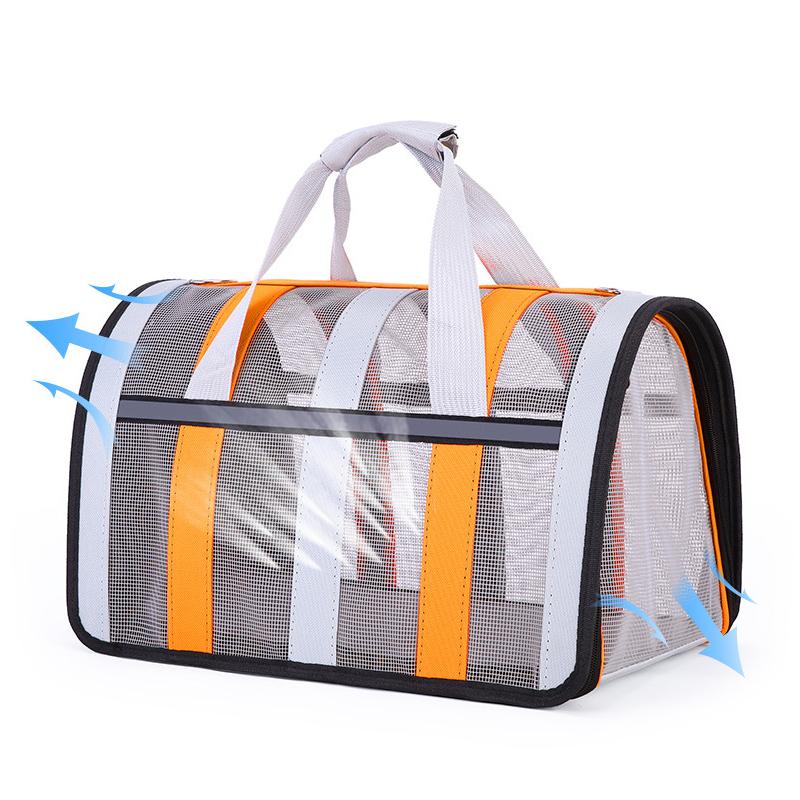 Портативная сумка-переноска для собак и кошек, дорожные сумки для щенков, дышащая сетка для маленьких собак, кошек и собак, складная сумка-сетка для клеток малого и среднего размера