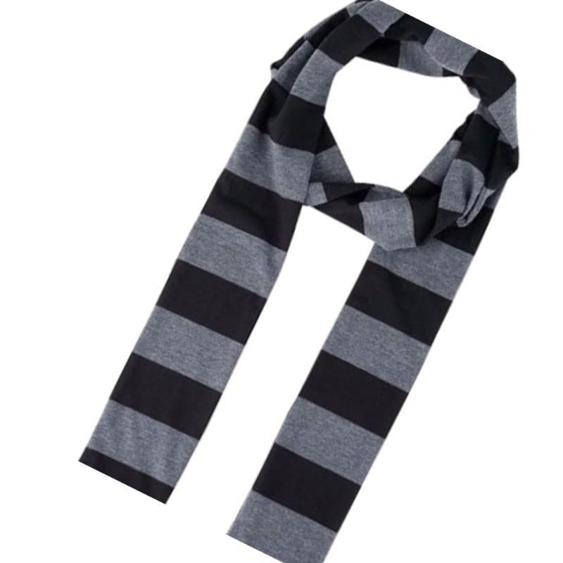 Stripe Scarf Neck Warmer Japanese Skinny Scarf All Matching Cosplay Accessory Drop Shipping