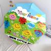1 PC Automatic Folding Umbrella - Mr. Men Little Miss Custom Name Pattern, Portable & Foldable Design with 8 Ribs, Christmas Birthday Gifts