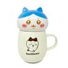 Chiikawa Chill Time Mug with Lid, Porcelain, Approx. 14cm, with Toy Diamond (Hachiware)