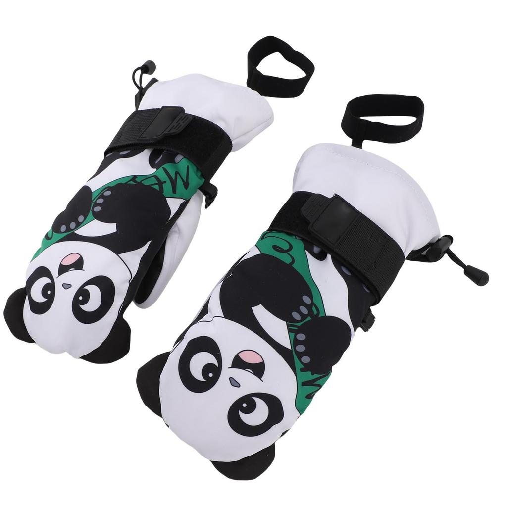 1 пара детских лыжных перчаток, нескользящие снежные варежки, теплые, износостойкие, водонепроницаемые перчатки для сноуборда Pand