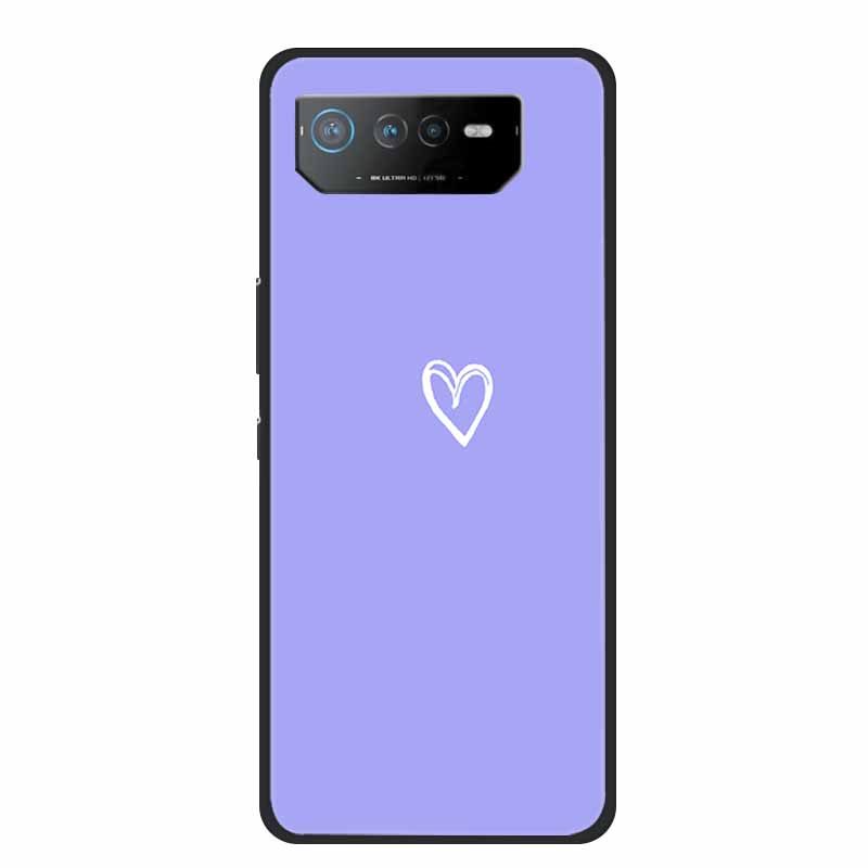 Чехол для телефона Asus ROG Phone 6D Ultimate Задняя крышка Черный ТПУ Силикон Мягкий Чехол Для Asus ROG Phone 6 Pro Чехол Phone6 Pro