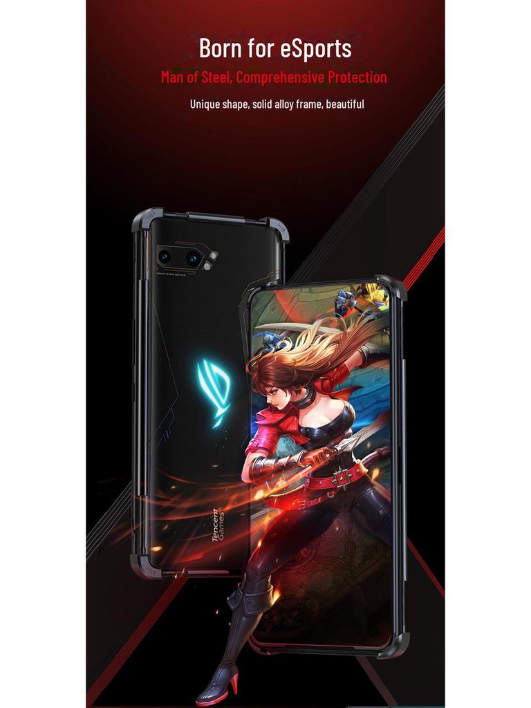Чехол с металлическим каркасом для Asus ROG Phone 9 Pro и Zenfone 12 — индивидуальный дизайн без рамок