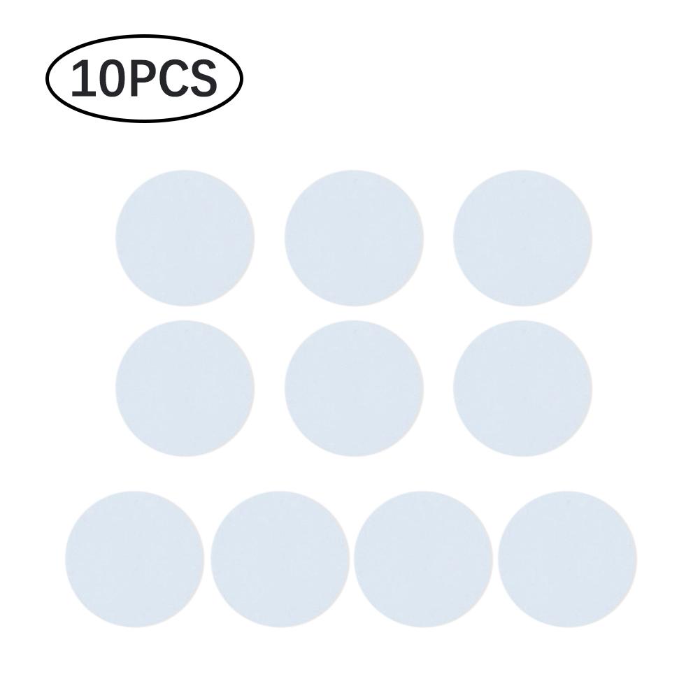 10PCS NFC 215 White Ntag215 Blank Cards NFC Round Coin Rewritable Cards for NFC Enabled Mobilephones Compatible With TagMo