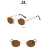 Women's Sunglasses, Small Frame Round Sunglasses, Men's and Women's Punk Sunglasses.