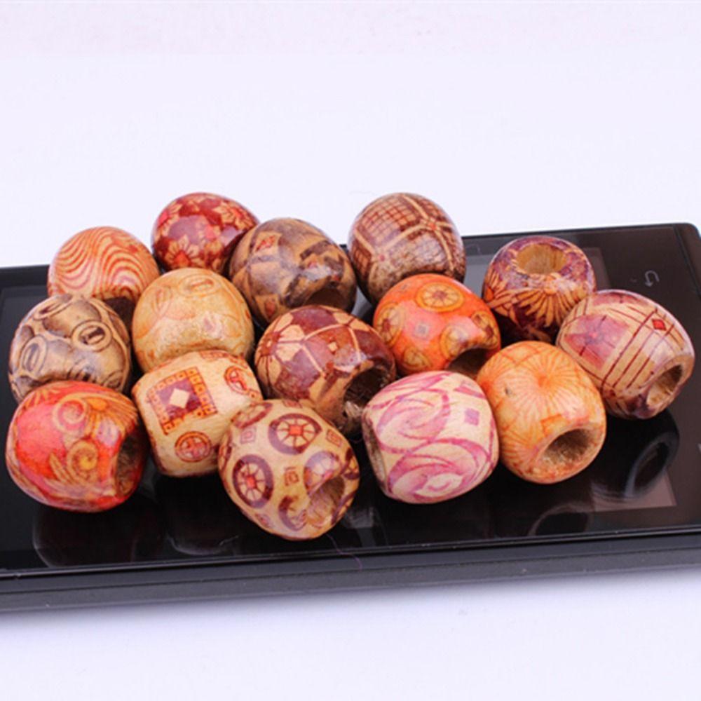 60Pcs Headwear Dreadlock Hair Beads Mixed Color Dreadlocks Hair Rings Braiding Beads  Hair Jewelry