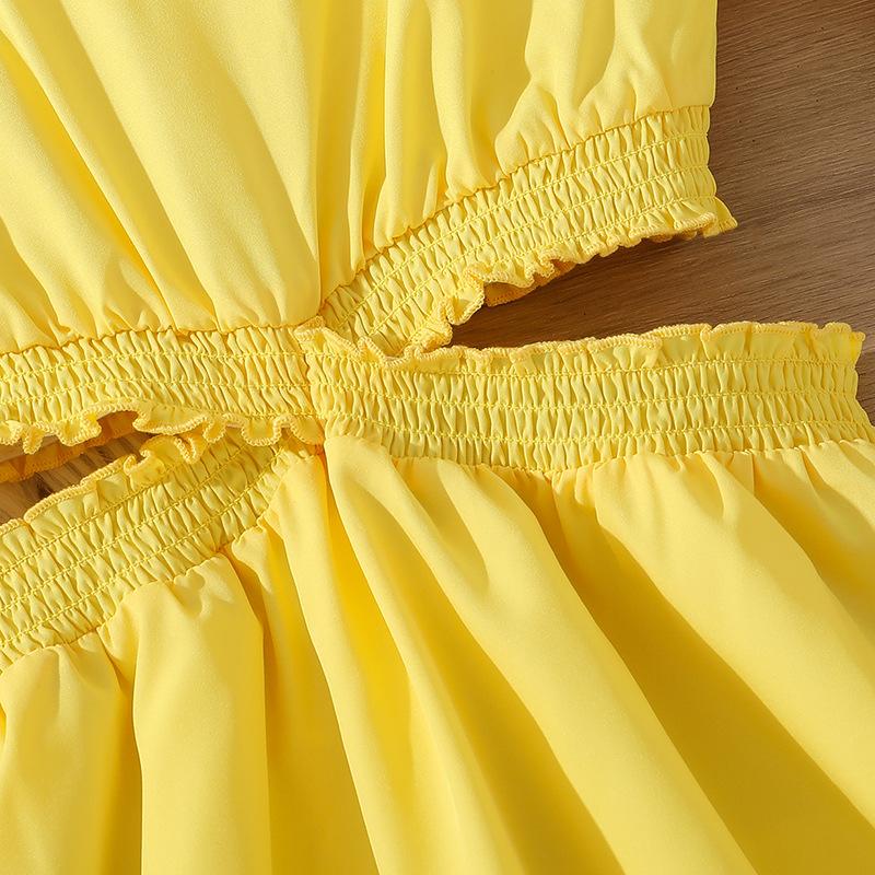 Милое платье для девочек, осеннее детское модное платье-качели с длинными рукавами, платье принцессы