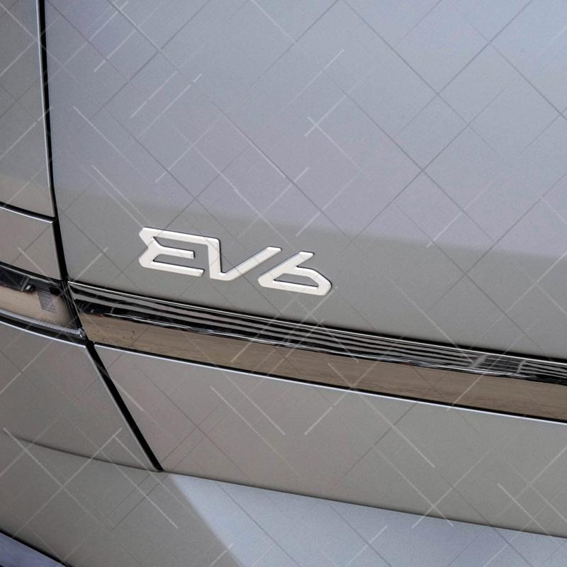 BBDM3 Metal 3D For KIA NIRO EV5 EV6 Logo GT Line Electric Vehicle Hybrid Car Styling Rear Trunk Letter Emblem Sticker Auto Accessories