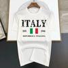Letter Italy Mens Hip Hop T-shirts 2023 New Summer Funny Multicolor Printed Cotton Breathable Tees Tops Man Fashion Tshirt#Color