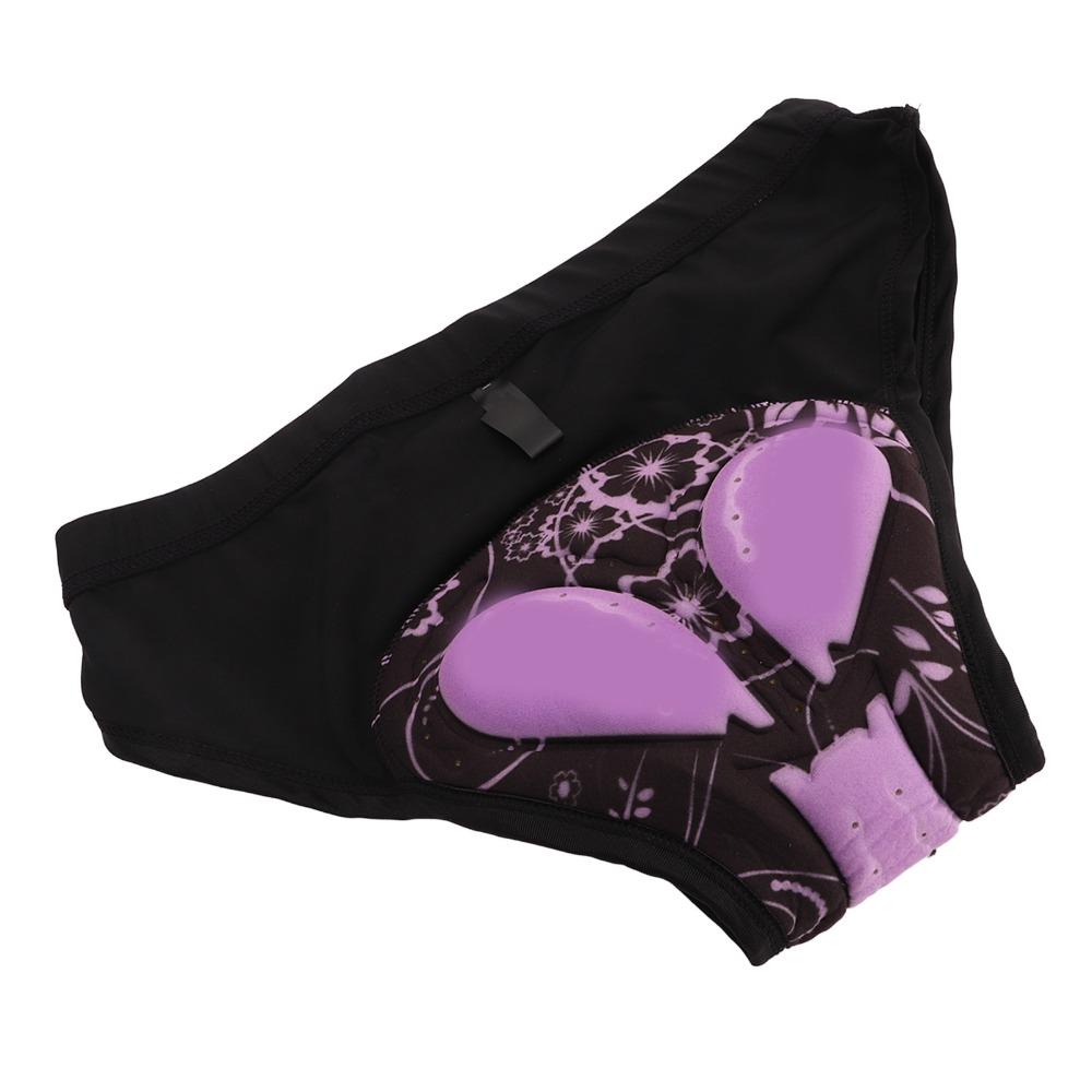 Polyester, Silicone Women Cycling Shorts Women Bicycle Briefs for MTB Road Riding Fitness