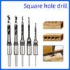 Square Hole Woodworking Chisel & Tenon Drill Bit Set
