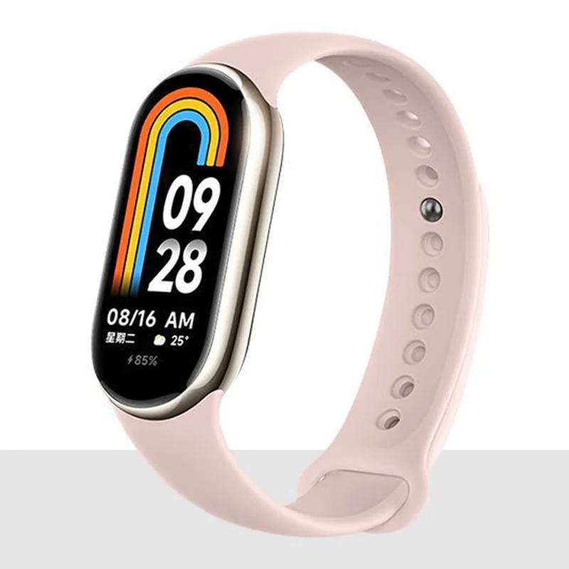 Silicone Strap For Mi Band 8 9 Xiaomi 8 NFC Bracelet Sport Belt Replacement Smartwatch Bracelet Watchband Xiaomi Mi Band 8 Strap
