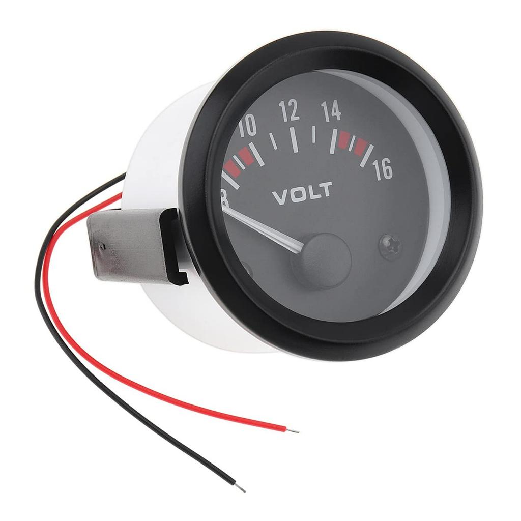 2" 52MM 12V 8~16V Универсальный Светодиодный Электрический Автомобильный Вольтметр Измеритель Напряжения, Вольтметр, Стрелочный Вольтметр