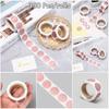 Game Secret Code Cover Wedding Message Card Labels Adhesive Paper Round Shape Scratch Off Sticker