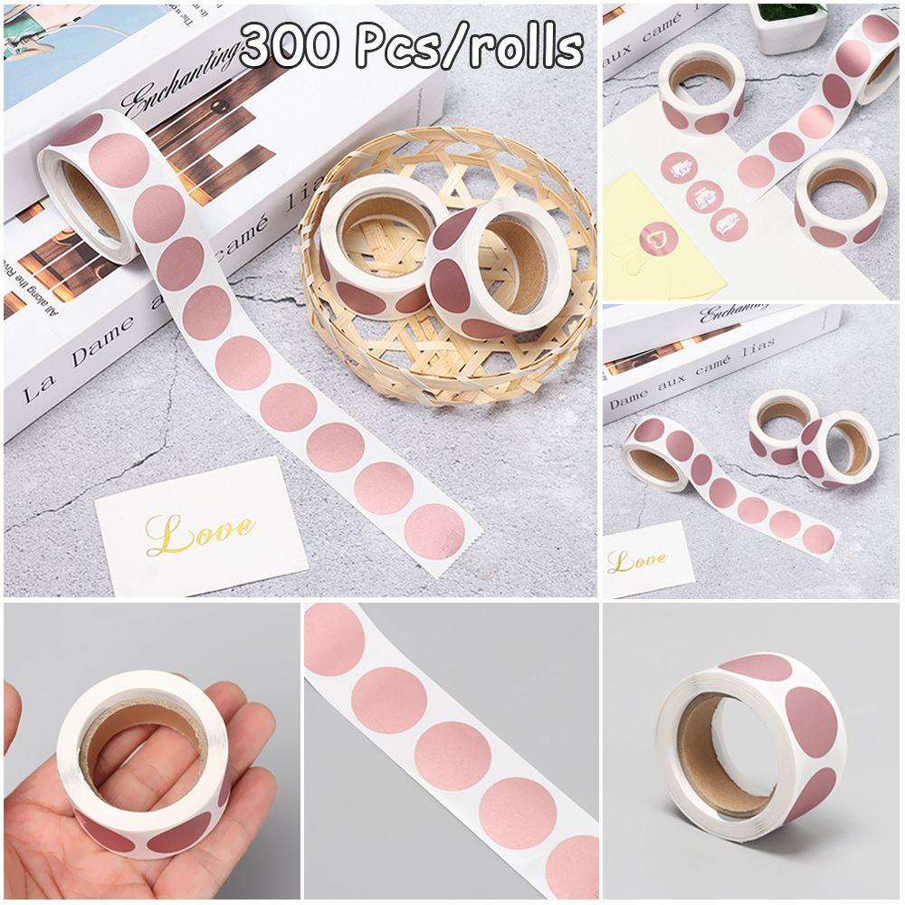 Stationery Party Supplies Secret Code Cover Labels Adhesive Paper Round Shape Scratch Off Sticker