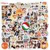 Japanese 100pcs Anime Haikyuu Graffiti Sticker Waterproof Skateboard Dec Phone