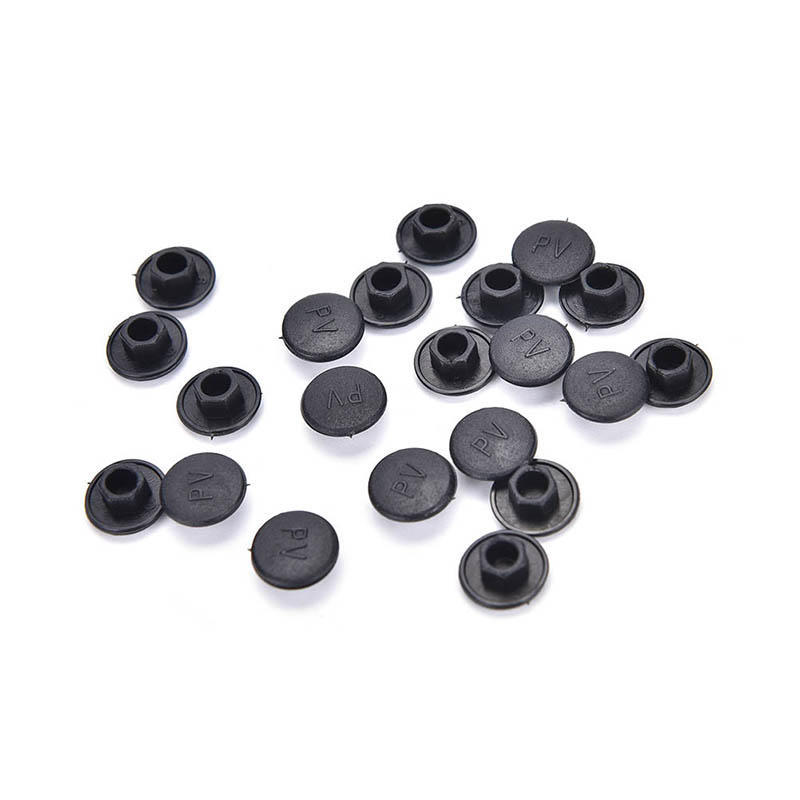 20 шт. черный шестигранный болт с шестигранной головкой, гайка, защитная крышка с шестигранной головкой