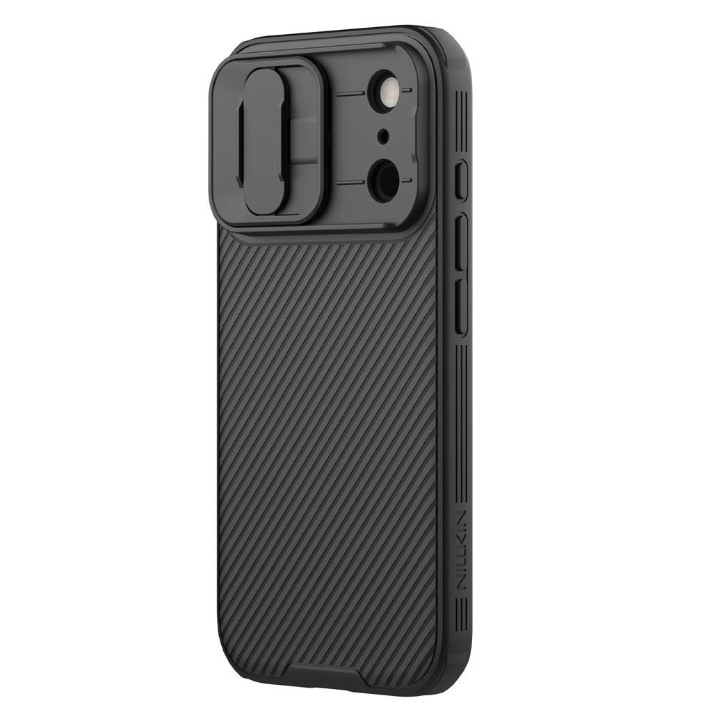 Чехол NILLKIN серии Camshield Pro для iPhone 17 Pro, ПК + ТПУ, сдвижная крышка камеры, чехол для телефона