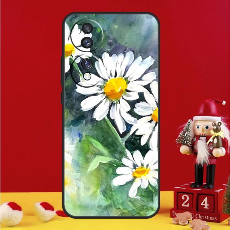 Акварельный чехол с ромашками для Honor Magic 7 6 8 Pro Honor Win X9a X9b X9c X9d X8c X8b 50 70 90 200 400 Lite Чехол
