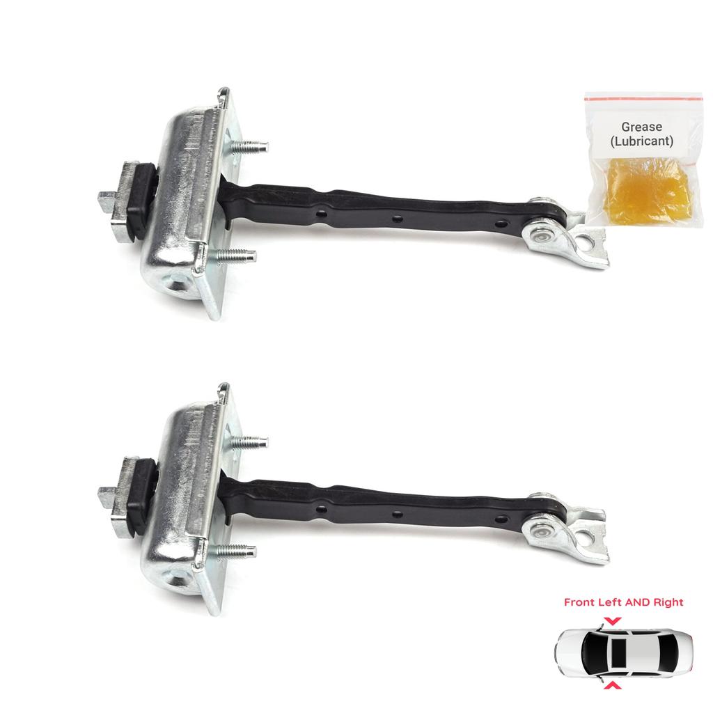 BDP1242-1 2 Pieces Front Left AND Right Door Catch Hinge Brake Stop Check Strap Limiter for Vauxhall Opel Zafira Tourer C P12 2011-2019 39045010