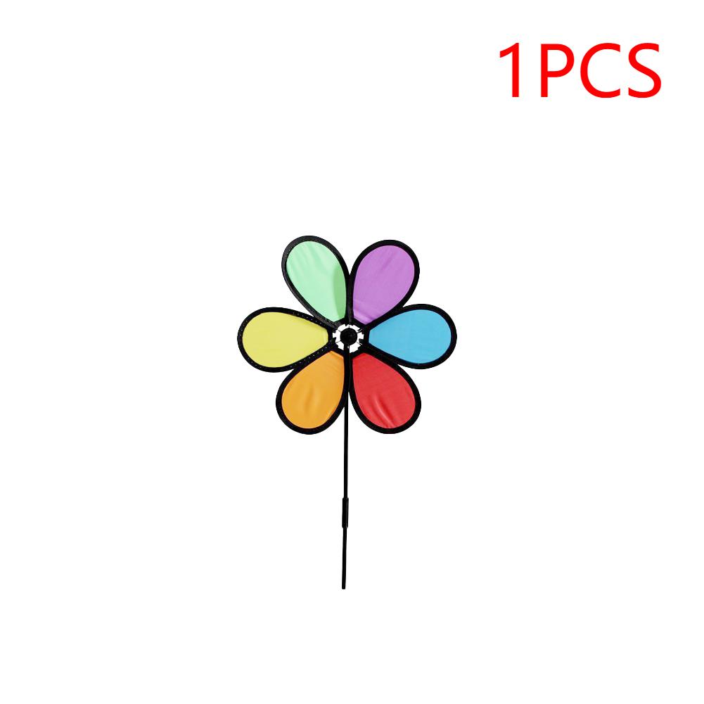 1-3 шт. садовый ветряной вертушка портативная декоративная ветряная мельница вертушки тканевые цветочные вертушки уличные детские игрушки для сада газона двора