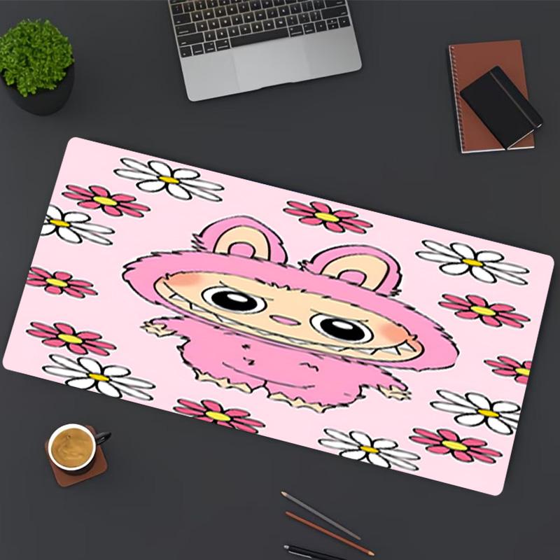 Labubu Print Mouse Pad, for Keyboard Pad Laptop PC Mat for Office Home Use, Desk Decor, Perfect Birthday Gift for Gamers