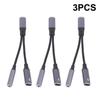2-в-1 USB-C на 3,5 мм Адаптер для наушников и зарядки PD 60 Вт Кабель для быстрой зарядки Адаптер с разъемом Aux для мобильного телефона Pad
