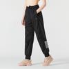 adidas Женские черные вязаные брюки-джоггеры, умеренно зауженные, HF2466