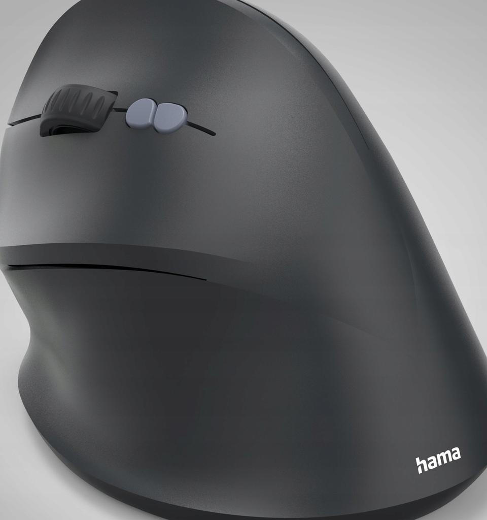 Hama Ergonomic Mouse Ewm-600L Charged Usb C Bluetooth For Left 1 Pc