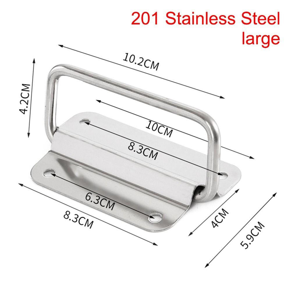 Ручка-бокс из нержавеющей стали 201/304 с винтами Дверная ручка Ручка для шкафа Ручка для дверцы шкафа Ящик