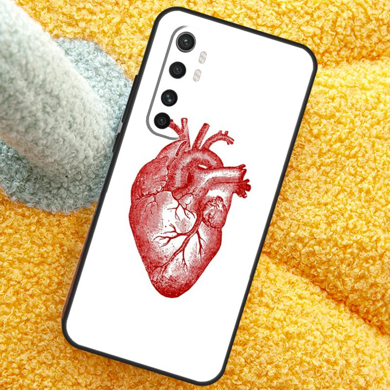Чехол-анатомия человеческого сердца для Xiaomi 13T 14T 15T 14 15 Ultra 17 Pro Max Чехол для POCO F8 F7 X7 Pro F5 F6 X5 X6