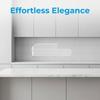 Wall Mounted Towel Rack Acrylic Towel Hanger  Bathroom Kitchen Toilet Laundry Room