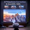Восстановленный проектор SUREWHEEL K10, Нативное 1080P, Поддержка 4K, Дисплей 200 дюймов, 5G WiFi и Bluetooth 5.0, 12000 люмен
