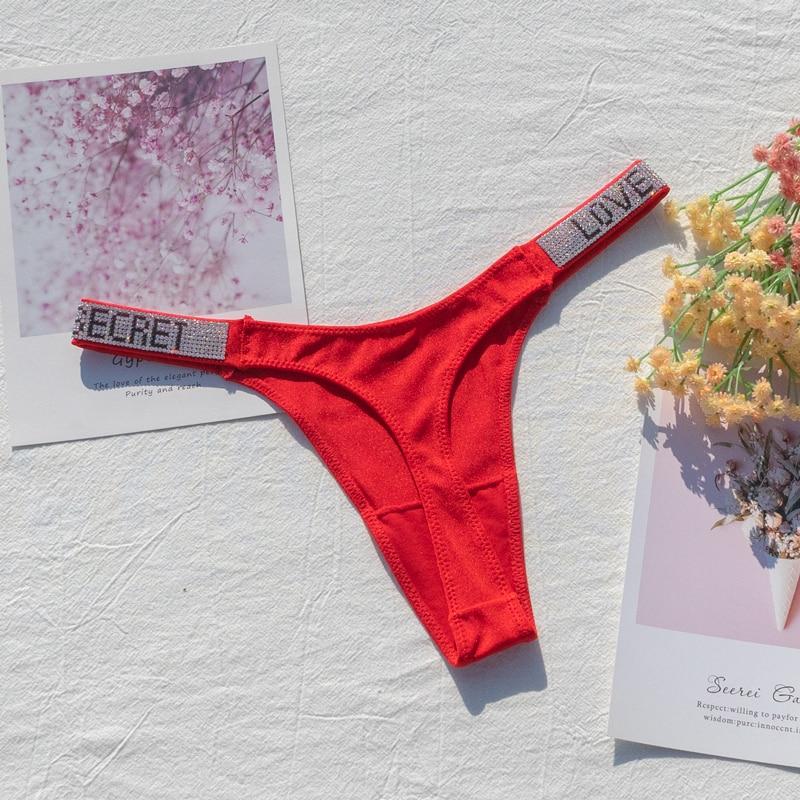 Женские трусики с блестящими стразами, сексуальное женское белье, женское нейлоновое нижнее белье с низкой посадкой, женское нижнее белье, секретные стринги неонового цвета, женские стринги