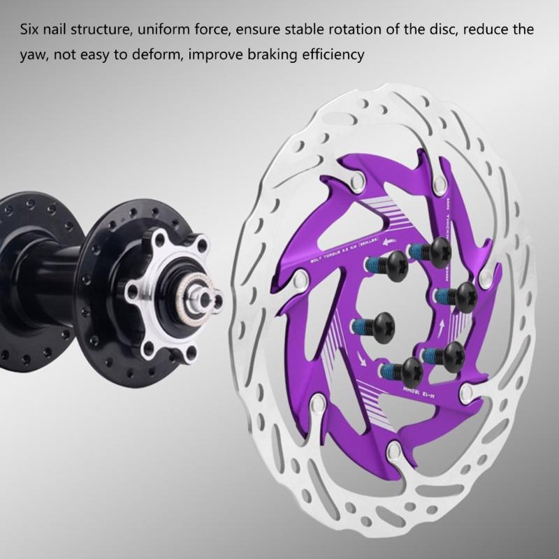 Hollow Road Bike Brake Disc Mountain Bicycles Brake Rotor Central Locking Road Bike Oil Disc Brake Rotors 160mm