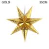 Decorative Lampshade Christmas Paper Star Lampshade 45cm Decorative Lamp Hollow Seven Point Star