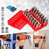 33pcs Tamper Proof CRV6150 Torx Hex Star Bit Set with Magnetic Holder for Any Drills Screwdriver