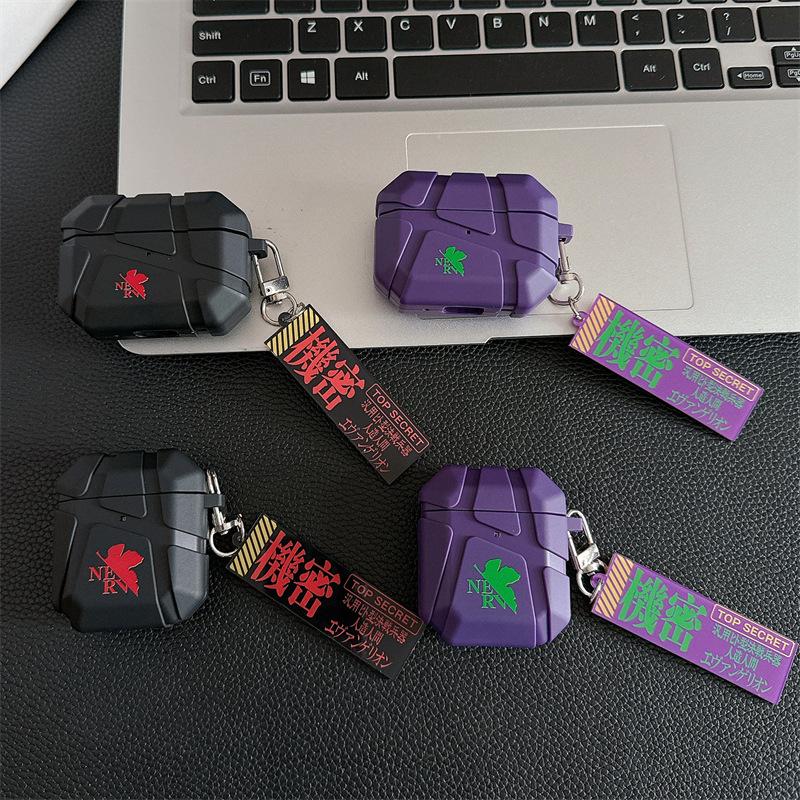 Чехол EVANGELION EVA для Airpods 4 Pro 2 3 Аксессуары для наушников Bluetooth-гарнитура Силиконовая оболочка для Apple Air Pod 3/2/1