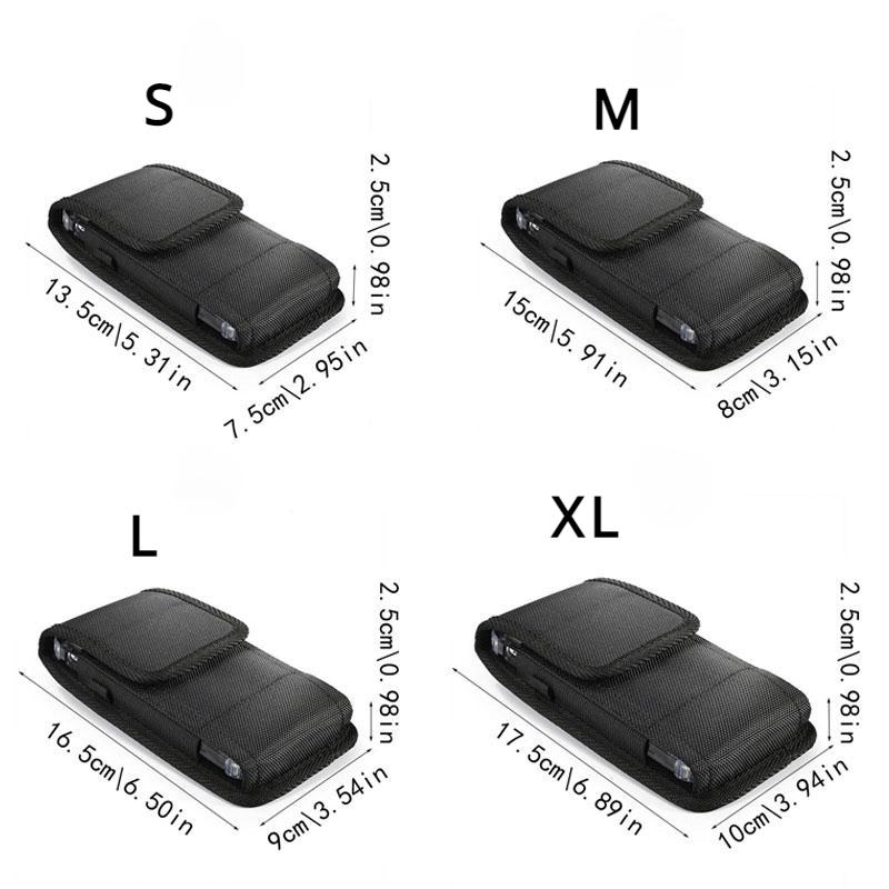 Спортивная кобура для мобильного телефона на открытом воздухе, поясная сумка, Оксфордская нейлоновая кобура для iPhone 15 14, Samsung Huawei, универсальная сумка с зажимом для ремня, сумка для телефона