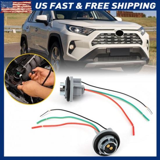 Universal Pigtail Wire Female U Socket 1157 Harness Front Two Turn Signal New
