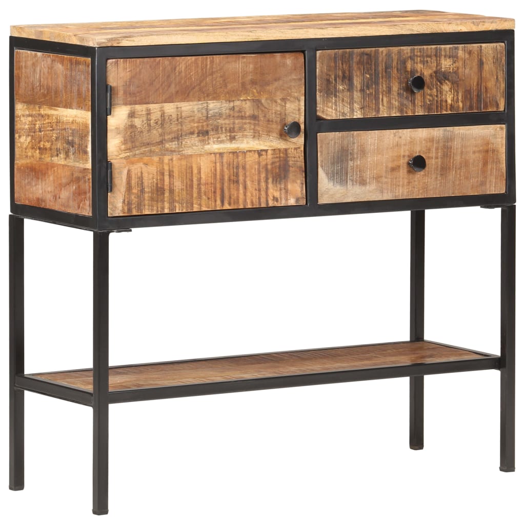 Sideboard 85 x 30 x 80 cm Rough Mango Wood