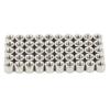 50PCS Round Connector Nuts 304 Stainless Steel M3 Female Thread Cylindrical Coupling Nut