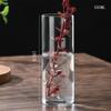 Transparent Glass Hydroponic Vase Modern Small Cylinder Flower Centerpiece Vases Use for Floral Wedding Home Decoration