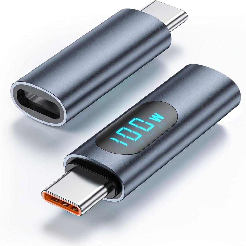 480Mbps Type-C Power Meter Digital Display OTG Converter Professional Cable Extender Laptop