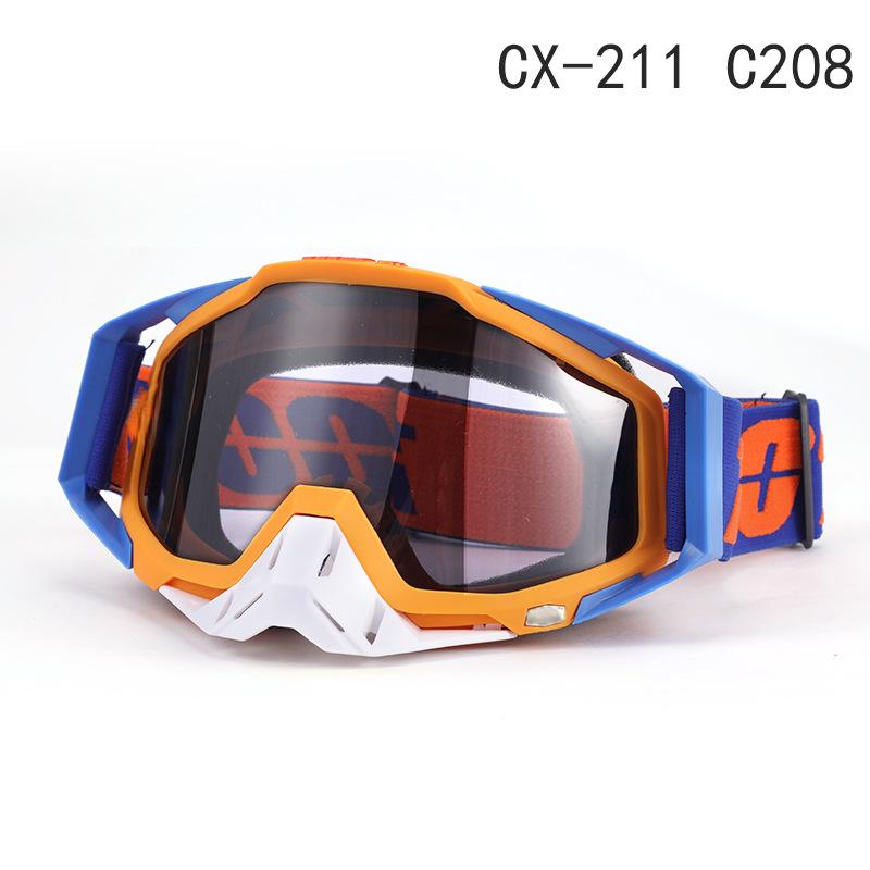 Ветрозащитные мотоциклетные и лыжные очки для использования за границей: 100% Внедорожная езда, катание на природе и защита при скоростном спуске